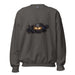 Unisex sweatshirt with Cosmic Entity design featuring an ancestral face emerging from a dark nebula with glowing eyes, minimalistic yet intense cosmic horror aesthetic.